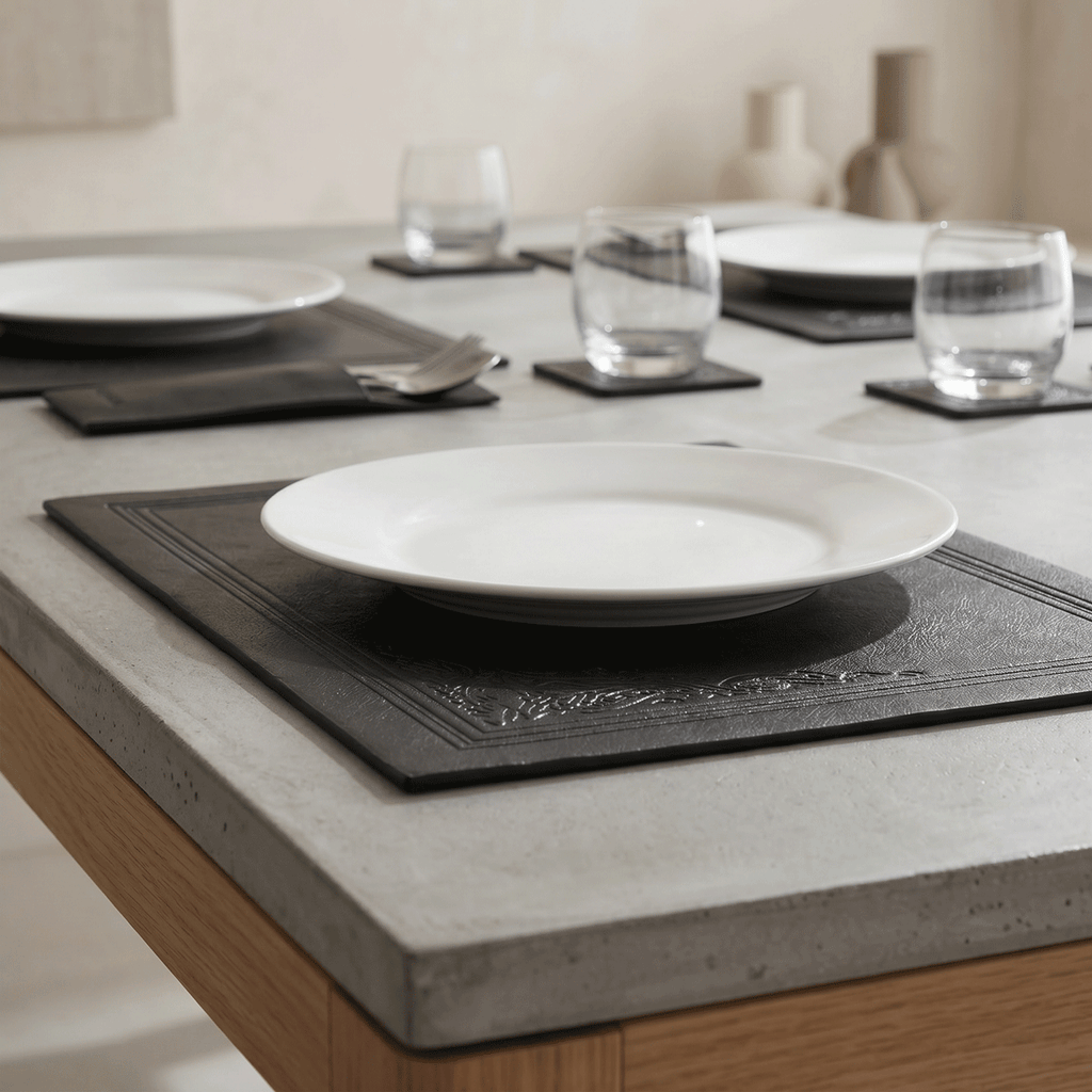 Essence Leather Placemats Set