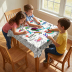 Sea World Coloring Tablecloth / Mat