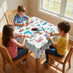 Sea World Coloring Tablecloth / Mat