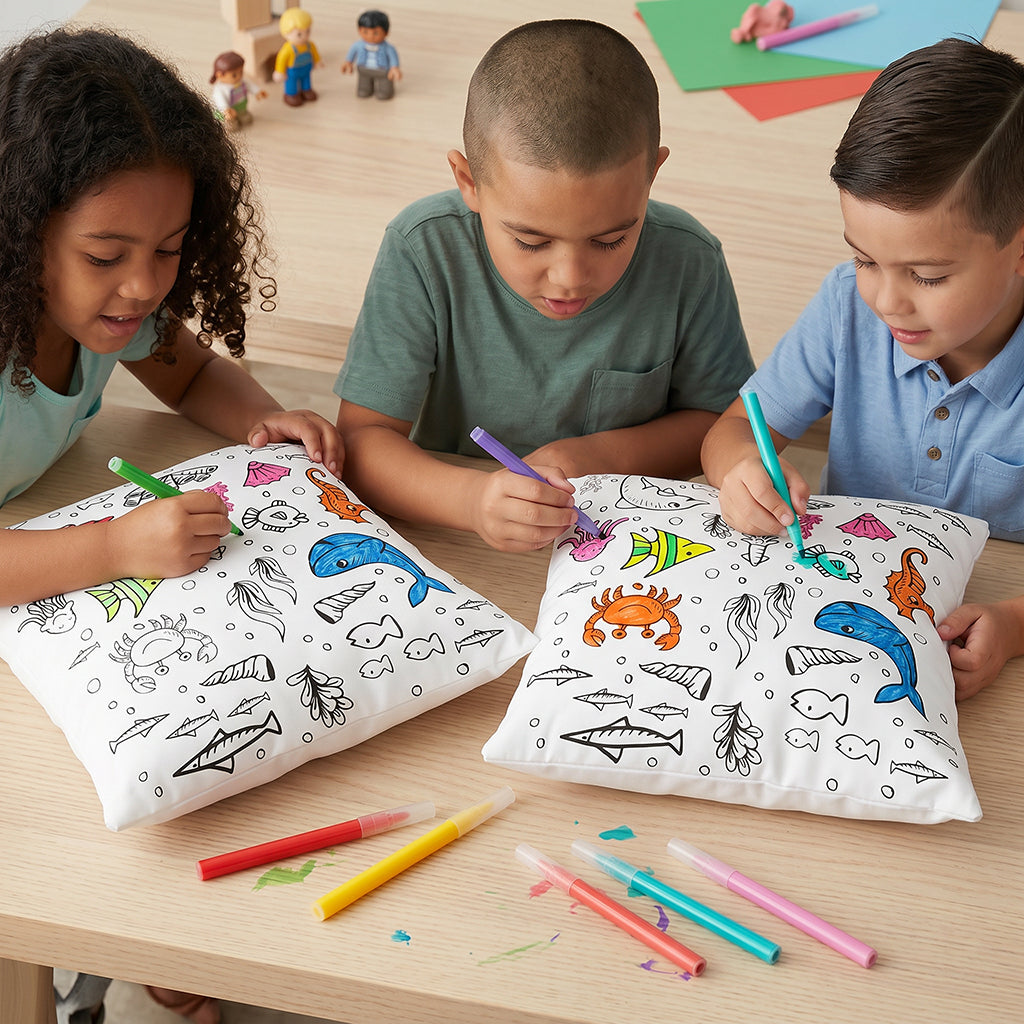 Sailor Coloring Cushions