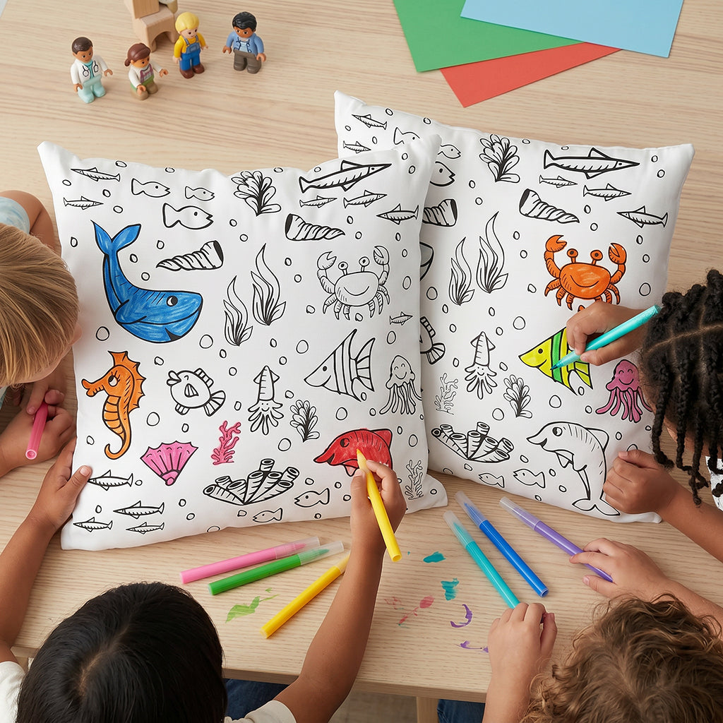 Sailor Coloring Cushions