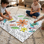 Daisy Coloring Tablecloth / Mat