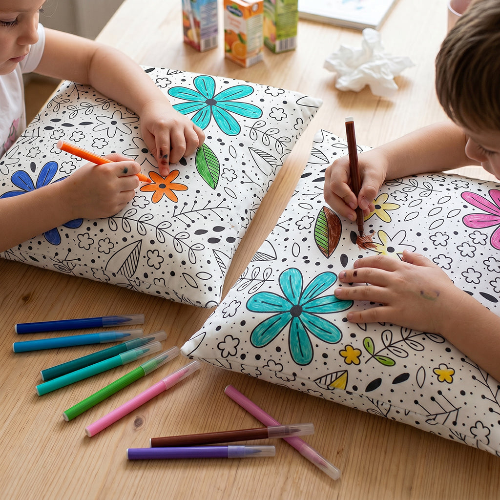 Daisy Coloring Cushions