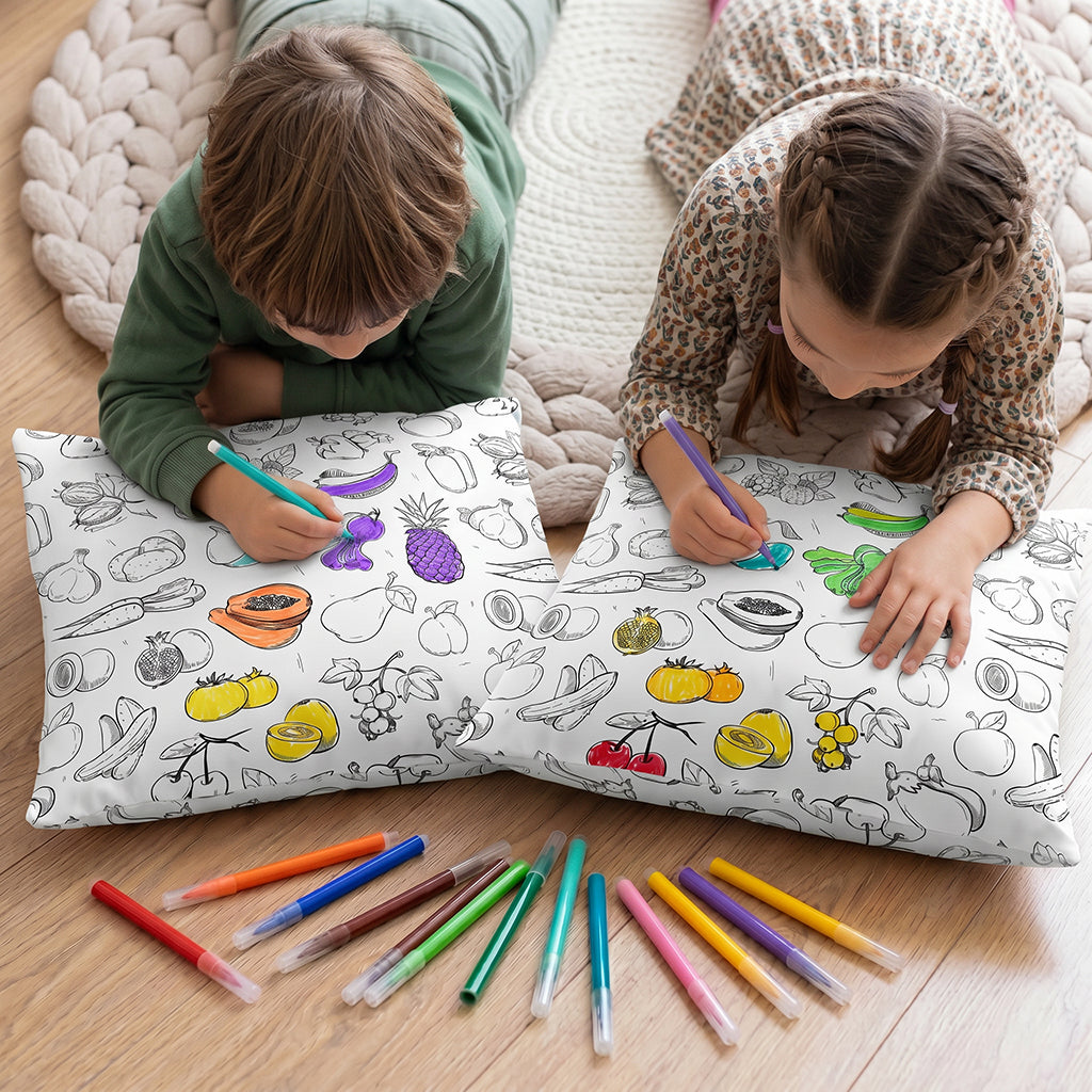 Yummi Coloring Cushions