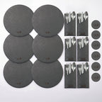 Alligator-like texture Leather Placemats Set