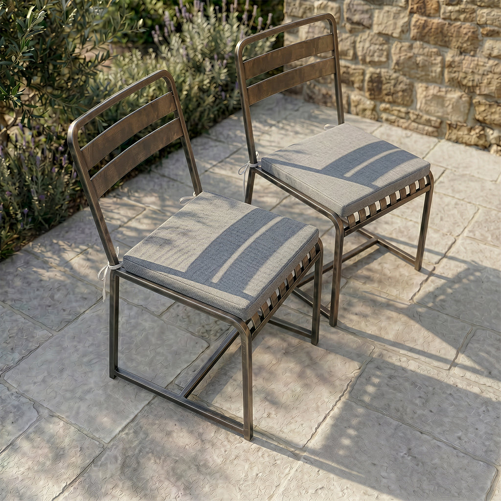 Linen Seat pad 2 Pieces