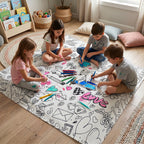 Doddle Coloring Tablecloth / Mat