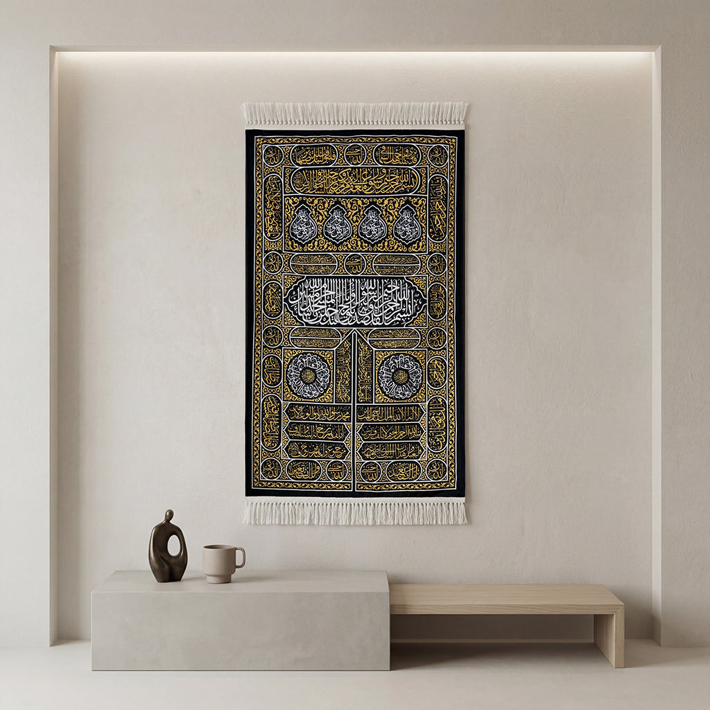 Velvet Wall Rug Kaaba Door