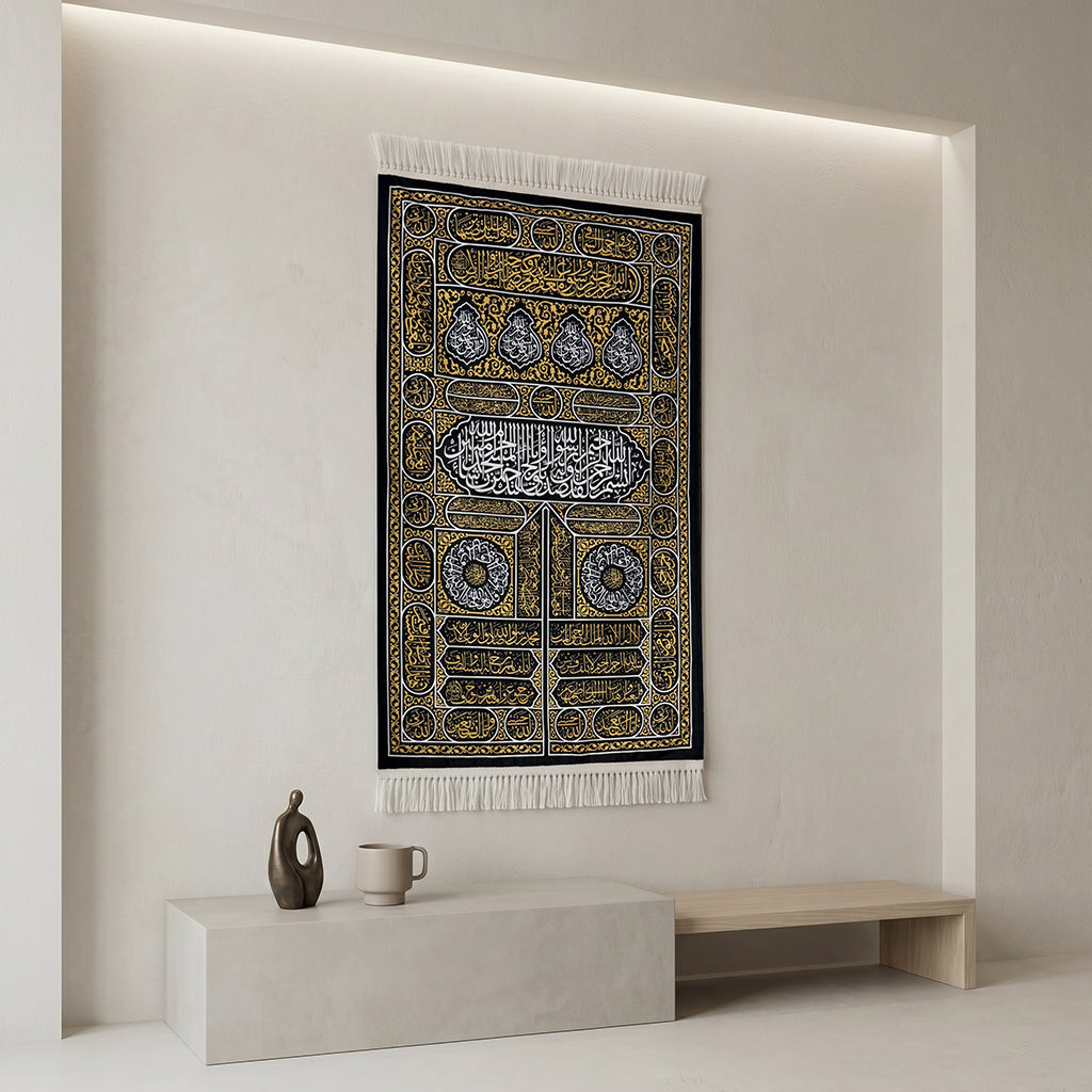 Velvet Wall Rug Kaaba Door