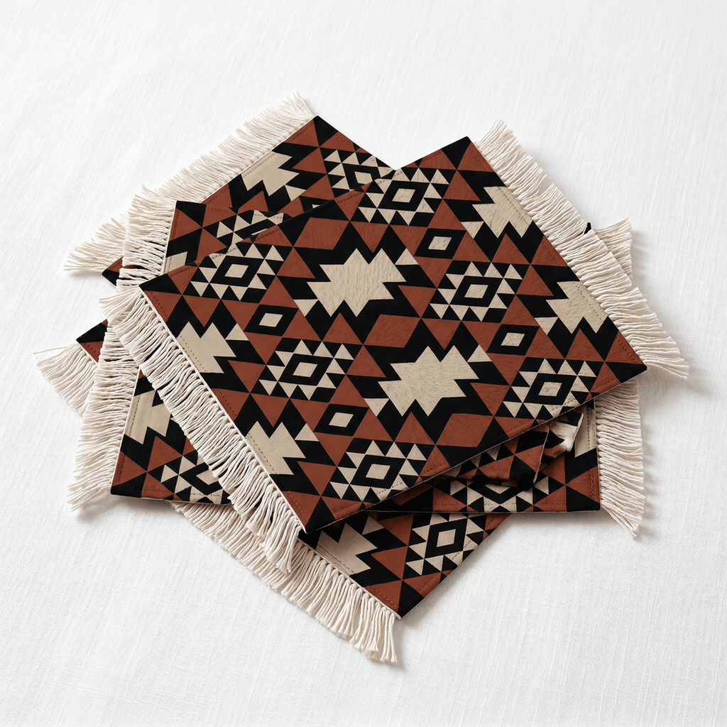 Rug Coasters 4 Pieces - 105