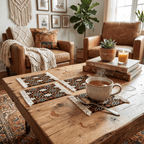 Rug Coasters 4 Pieces - 105