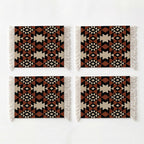 Rug Coasters 4 Pieces - 105