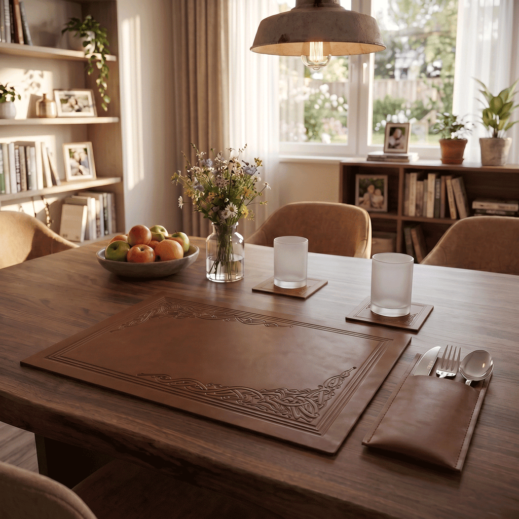 Essence Leather Placemats Set