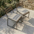 Linen Seat pad 2 Pieces