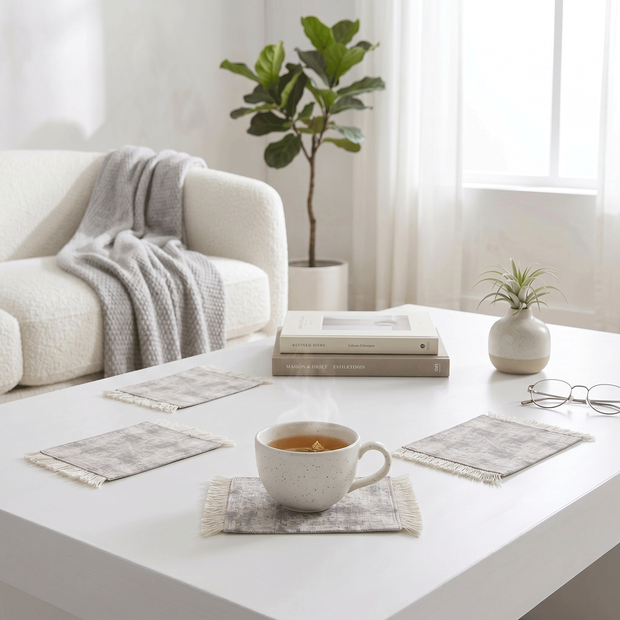 Rug Coasters 4 Pieces - 108
