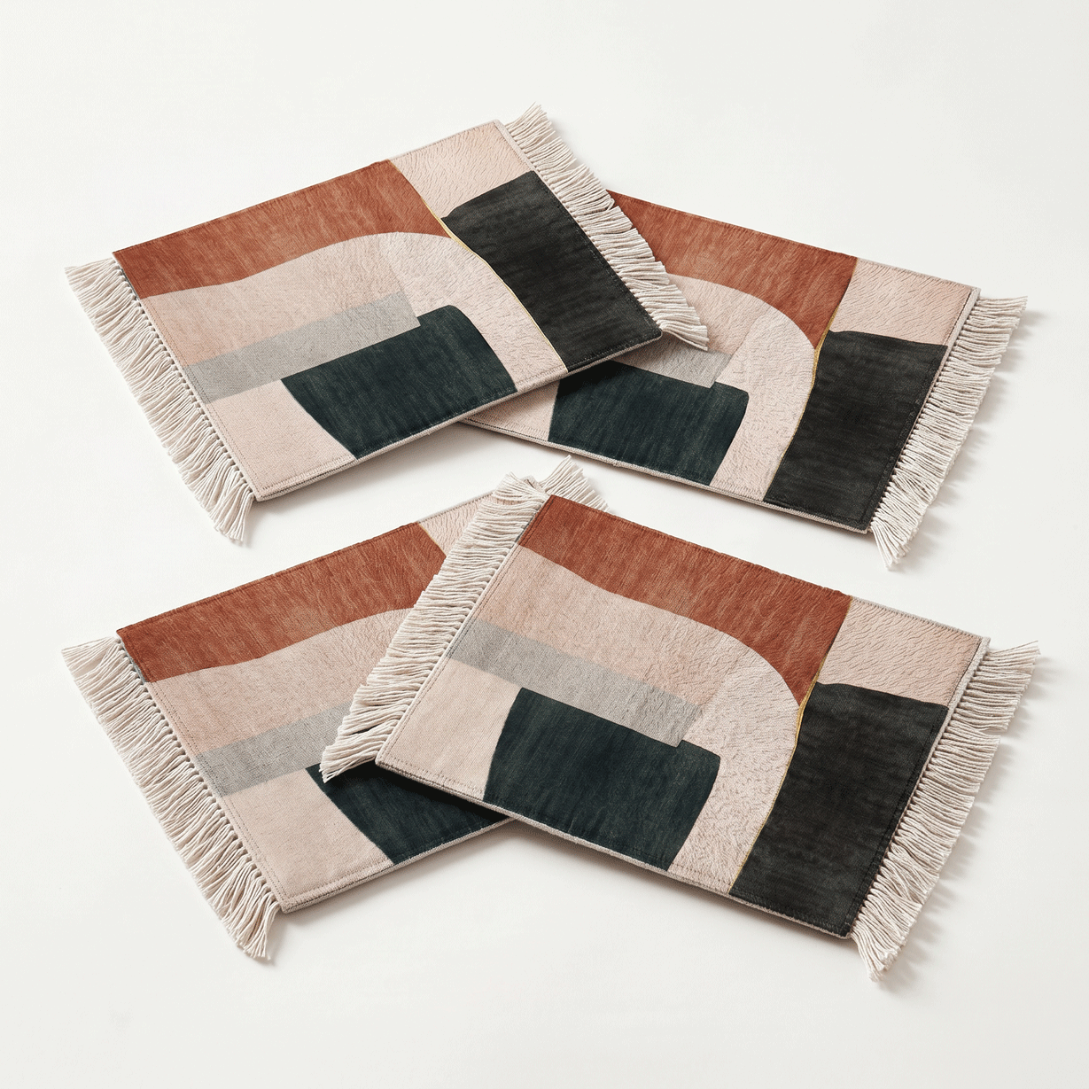 Rug Coasters 4 Pieces - 107