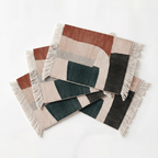 Rug Coasters 4 Pieces - 107