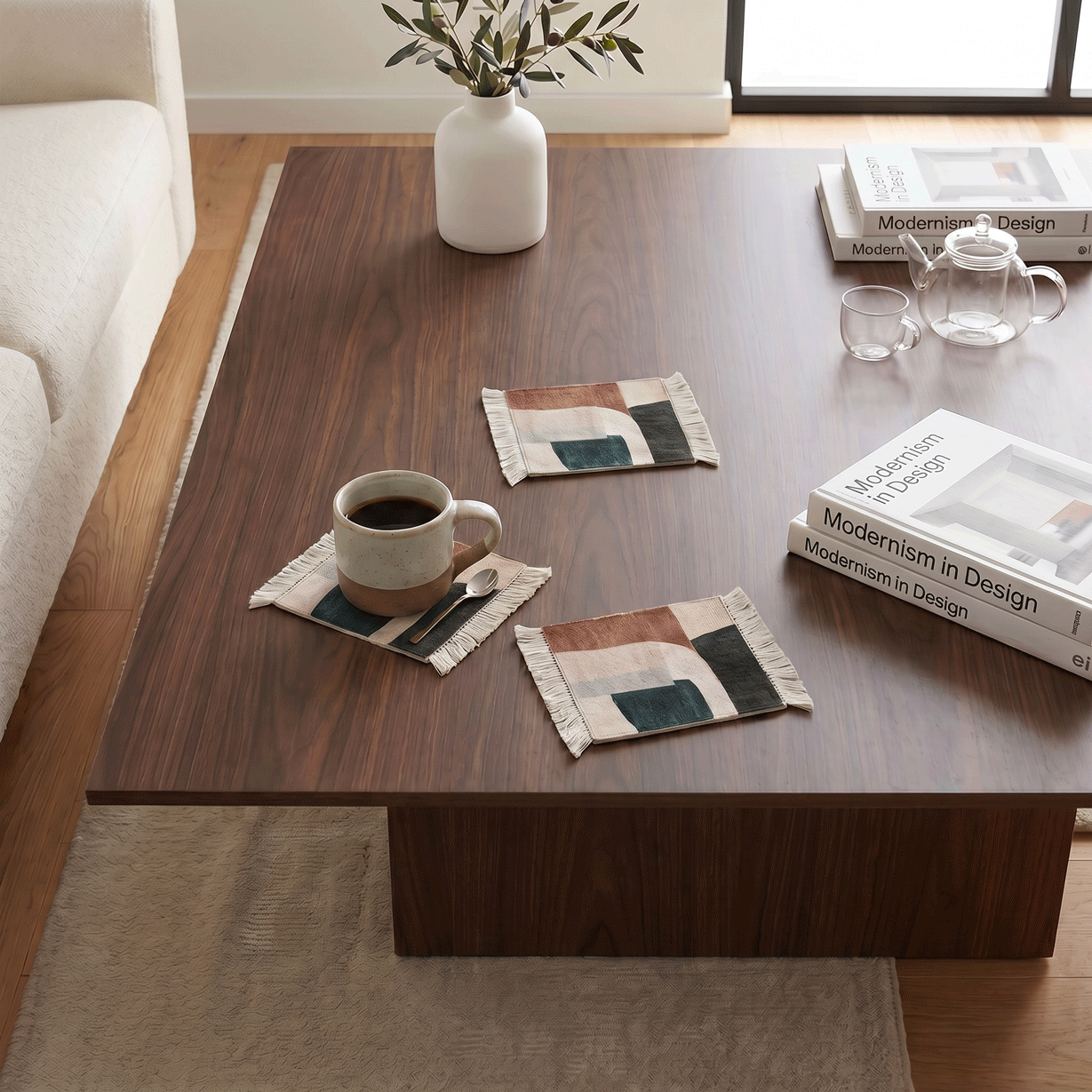 Rug Coasters 4 Pieces - 107
