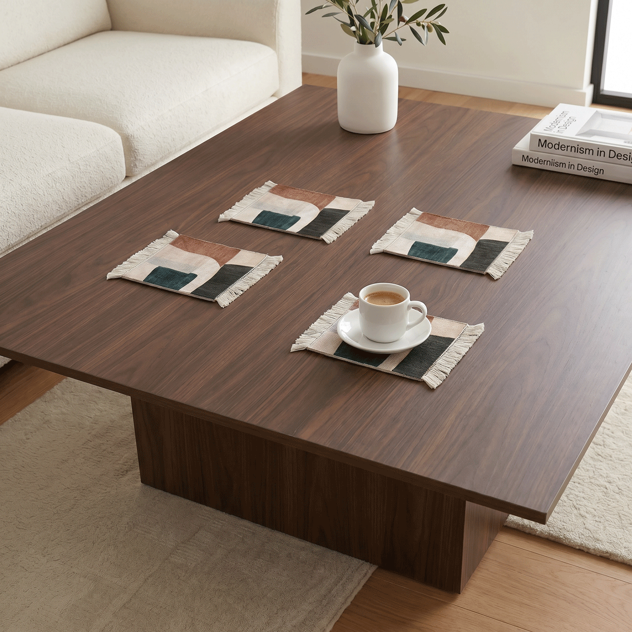 Rug Coasters 4 Pieces - 107