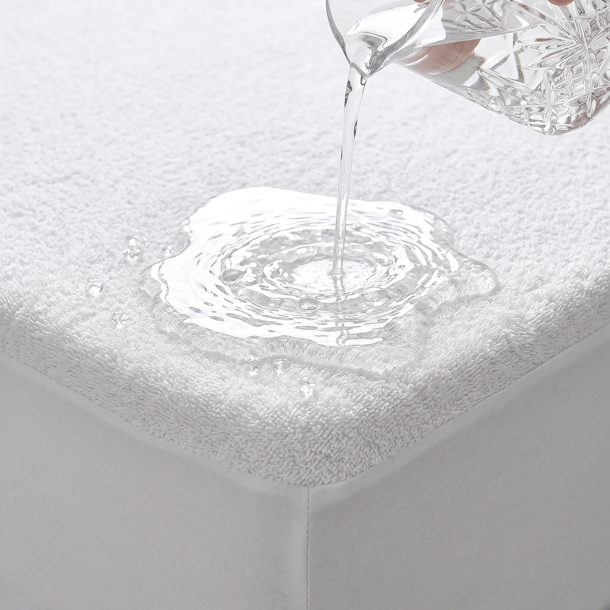 Waterproof Fitted Mattress Protector Hotel Quality