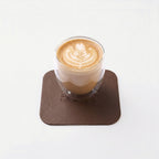 Plain Leather Coasters 4 Pieces