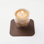Plain Leather Coasters 4 Pieces