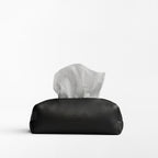 Plain Leather Tissue Box