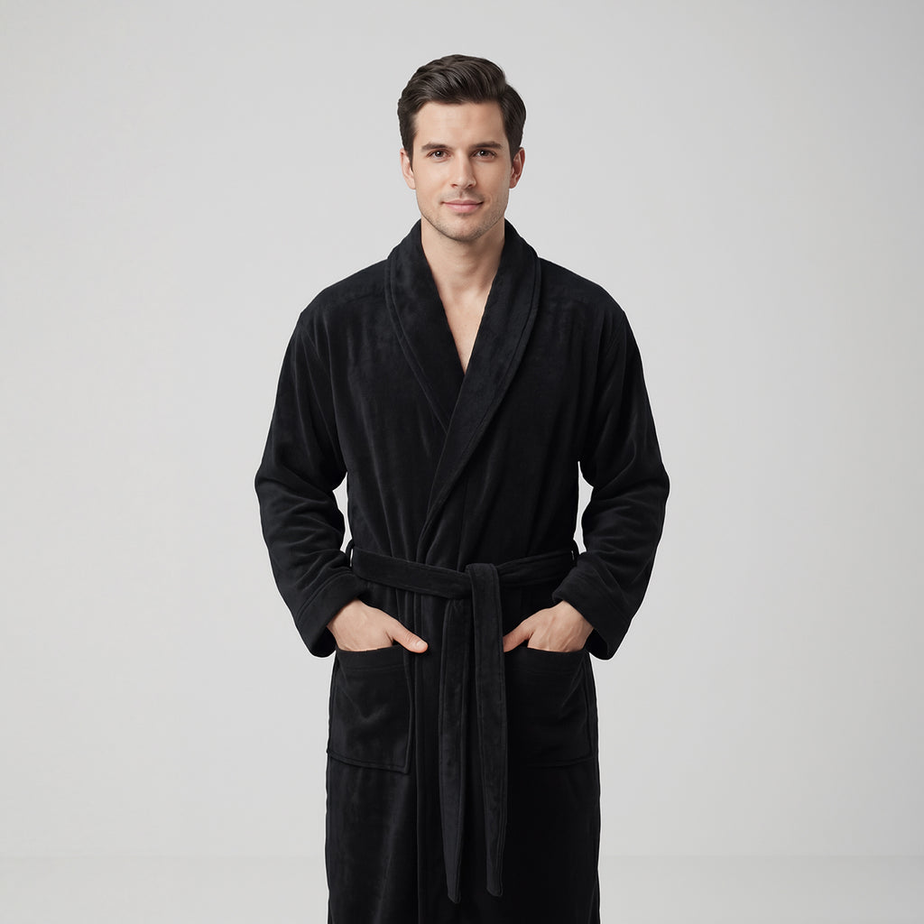Velour Hotel Grade Cotton Bathrobe 1350gm