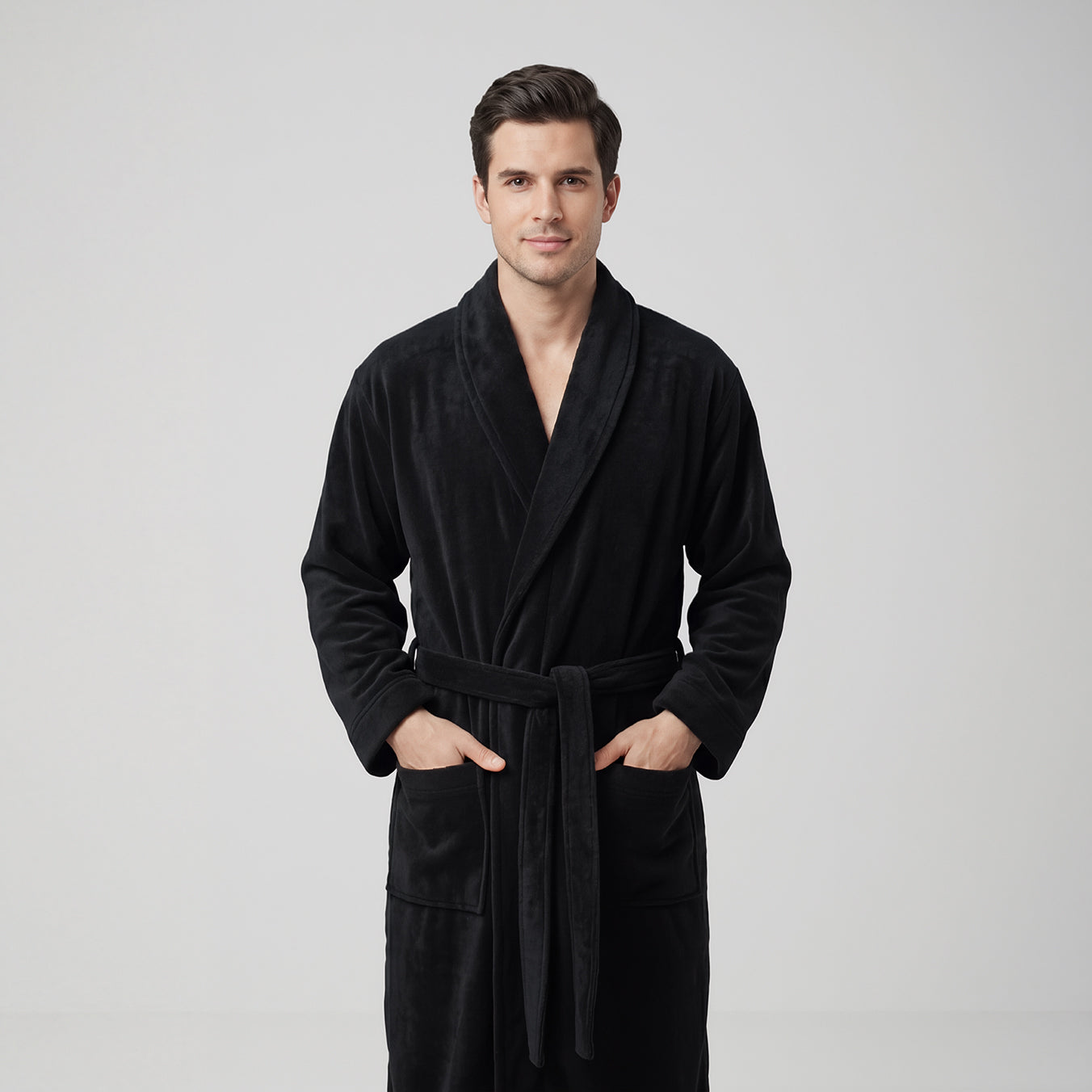 Velour Hotel Grade Cotton Bathrobe 1350gm