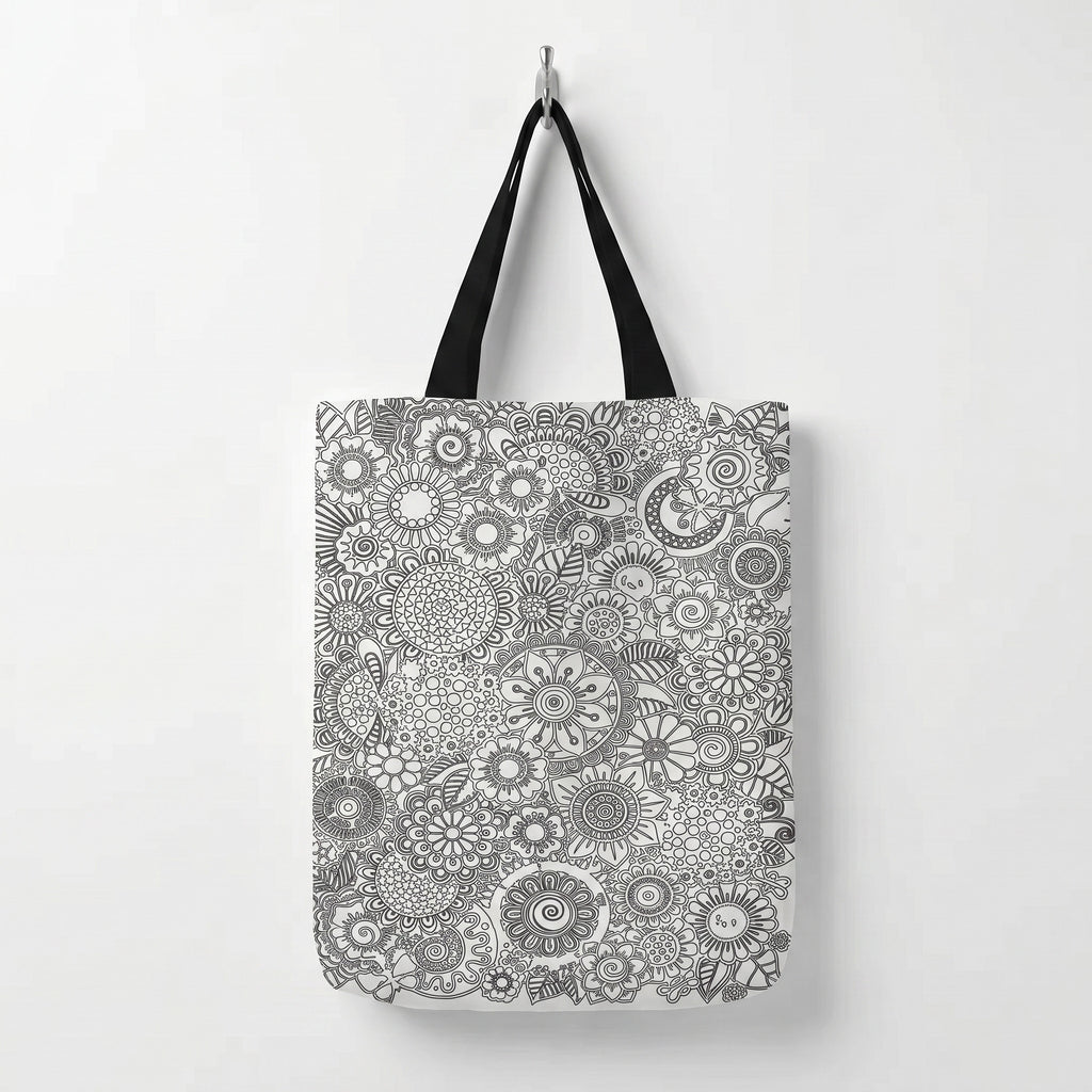 Manadala Coloring Tote bag
