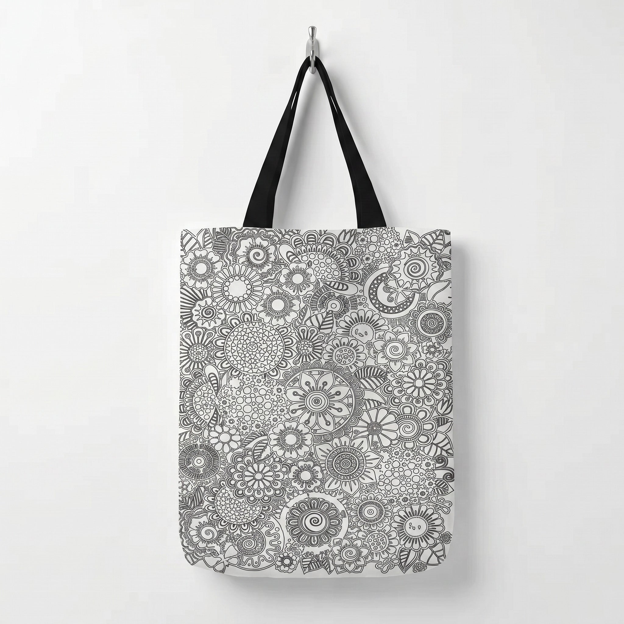 Manadala Coloring Tote bag