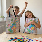 Umbrella Coloring Tote bag