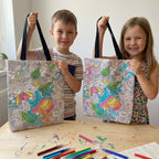 Umbrella Coloring Tote bag