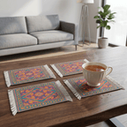 Rug Coasters 4 Pieces - 106