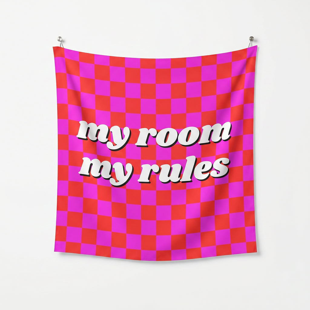 My Room My Rules Tapestry