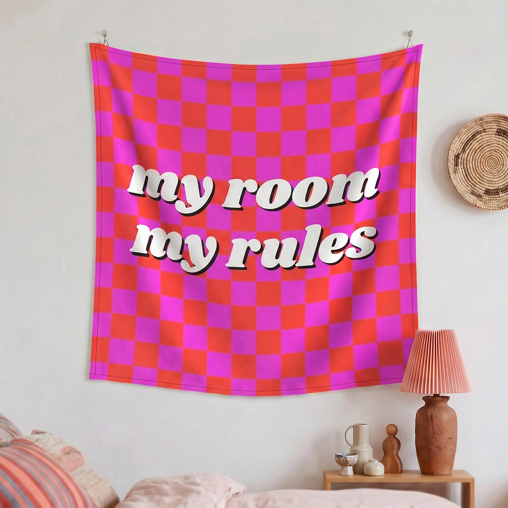 My Room My Rules Tapestry