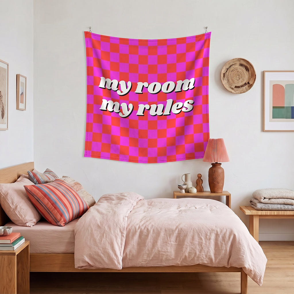 My Room My Rules Tapestry