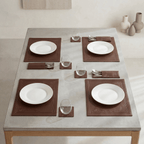 Essence Leather Placemats Set