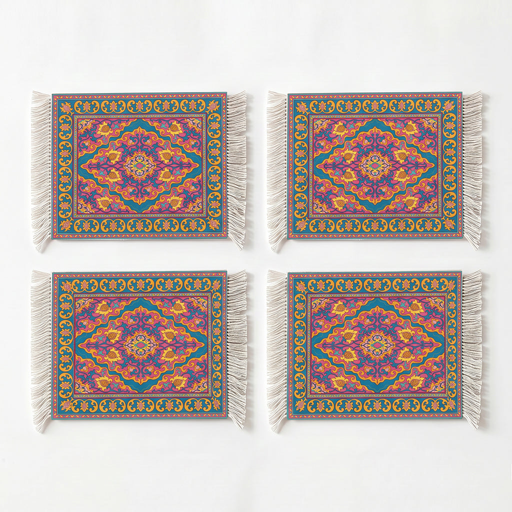 Rug Coasters 4 Pieces - 106