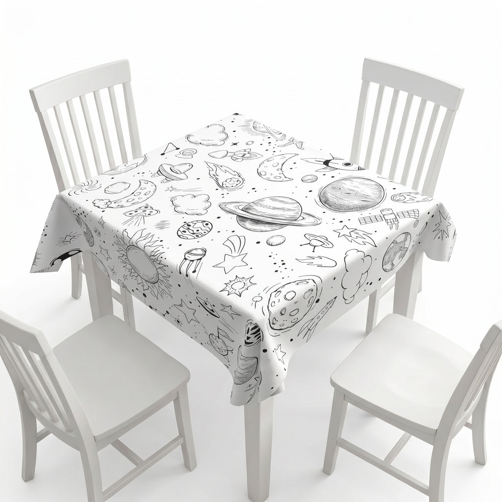 Galaxy Coloring Tablecloth / Mat