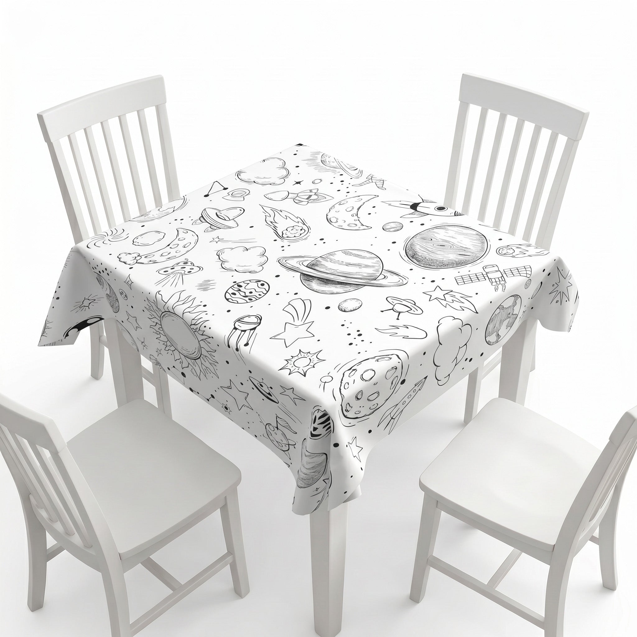 Galaxy Coloring Tablecloth / Mat