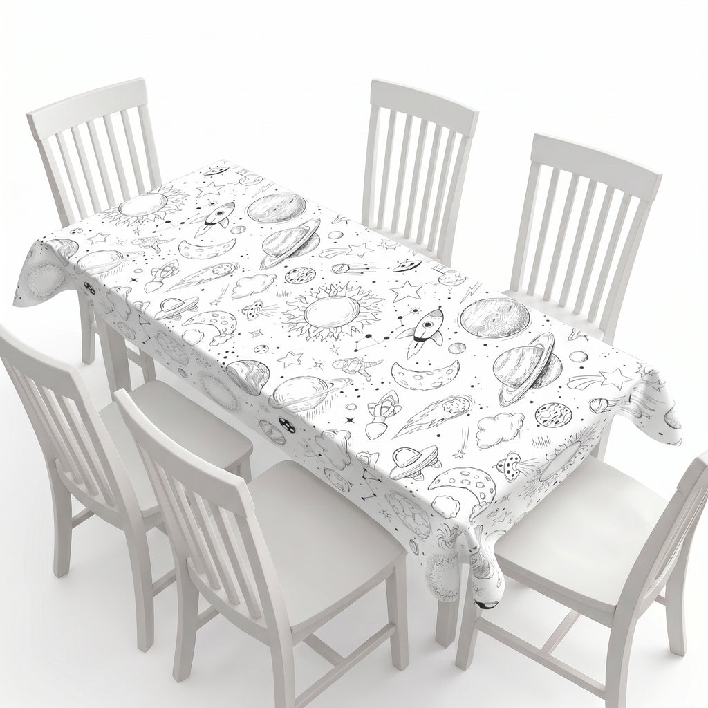 Galaxy Coloring Tablecloth / Mat