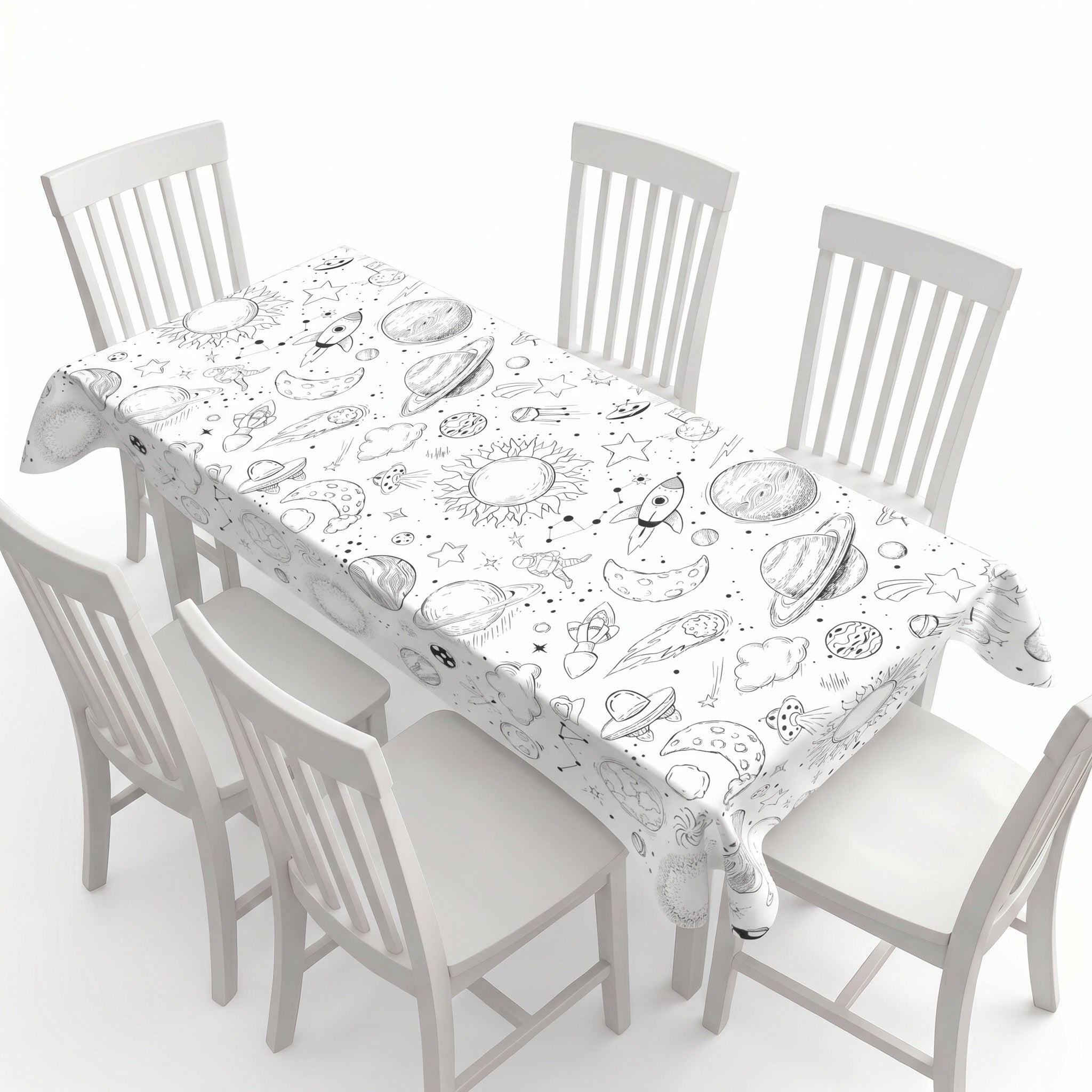 Galaxy Coloring Tablecloth / Mat