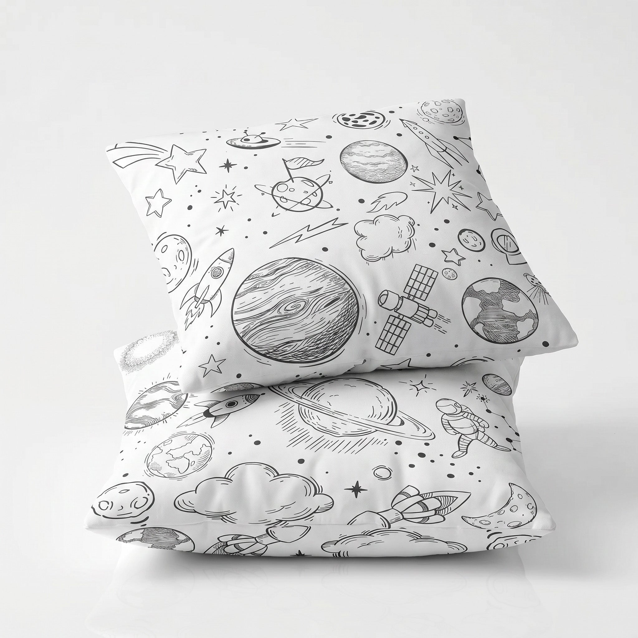 Galaxy Coloring Cushions