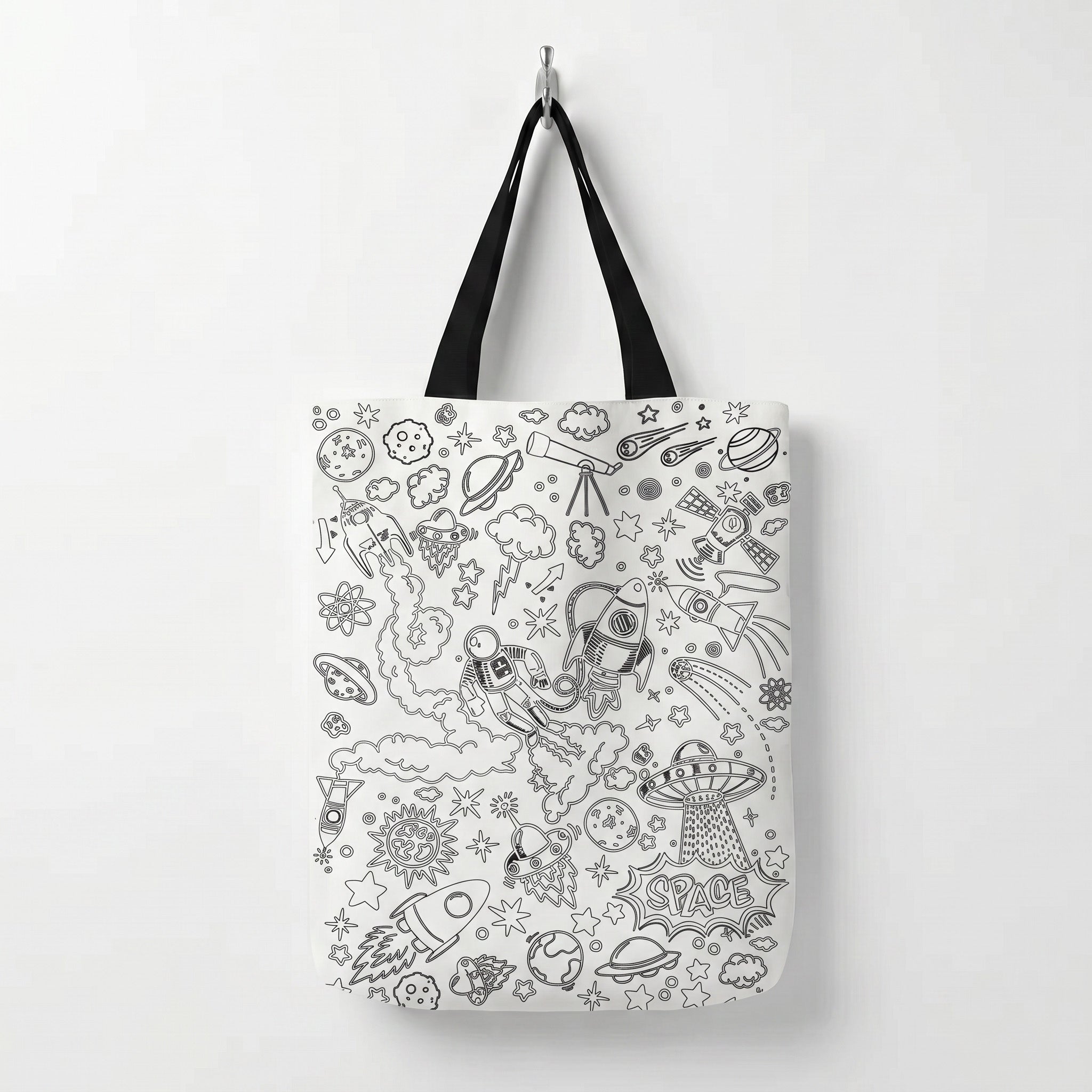 Galaxy Coloring Tote bag
