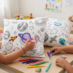 Galaxy Coloring Cushions