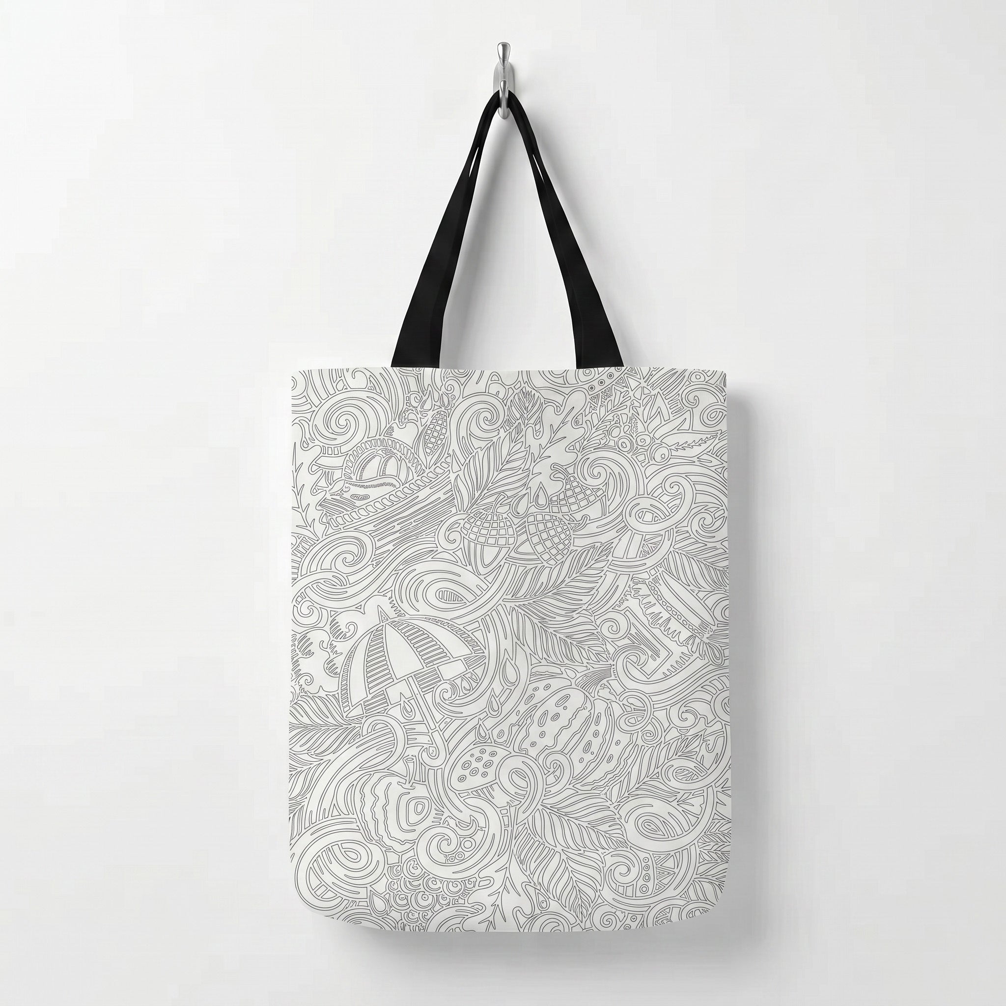 Umbrella Coloring Tote bag