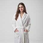 Velour Hotel Grade Cotton Bathrobe 1350gm